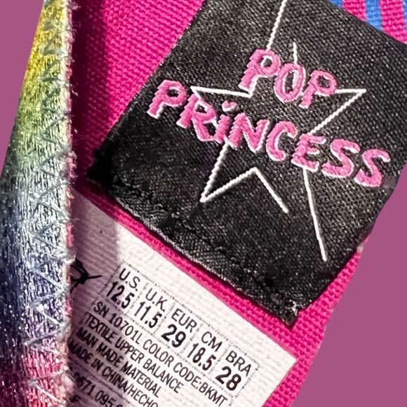 Skechers Twinkle Toe Pop Princess Butterfly High Tops Size 12.5 - Picture 7 of 9